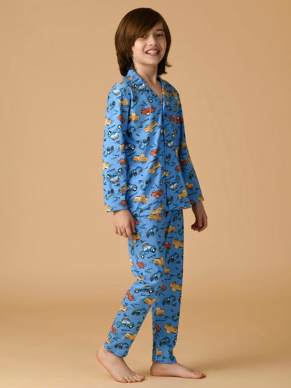 ALBION PREMIUM BOYS BLUE NIGHT SUIT