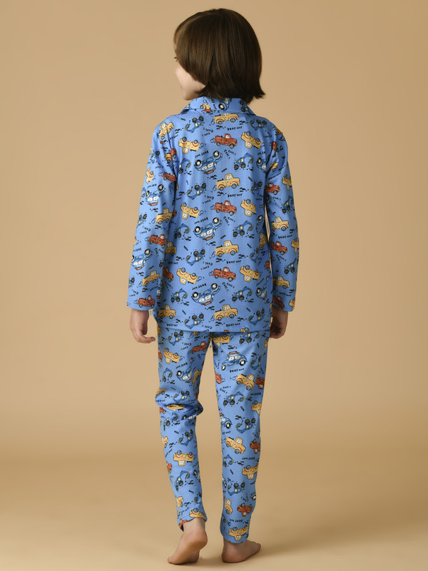 ALBION PREMIUM BOYS BLUE NIGHT SUIT