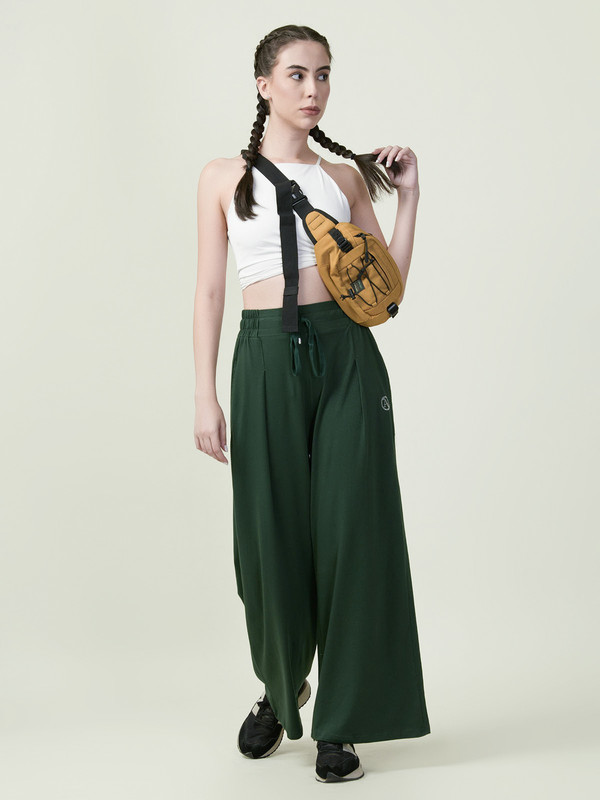 Albion Premium Ladies Muskan Lower Green Lowers