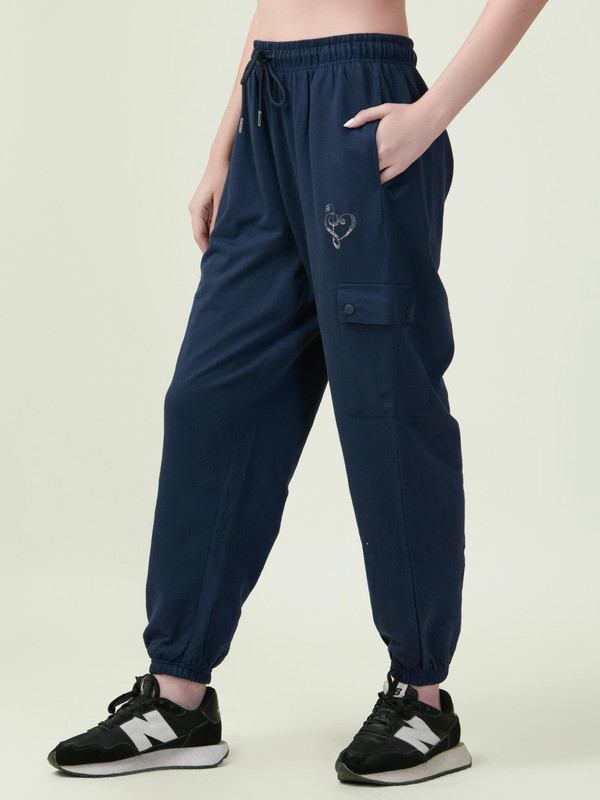 Albion Premium Ladies Cyan Lower Navy Lowers Jogger