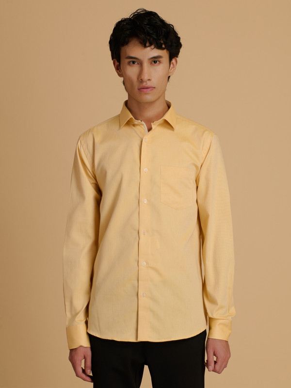Albion Premium Mens Orange Shirt Fs