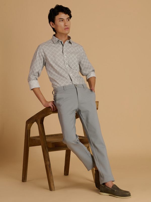 Albion Premium Mens Cream Shirt Fs