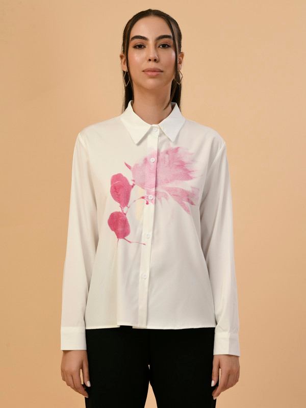 ALBION PREMIUM LADIES WHITE BLOUSON TOP