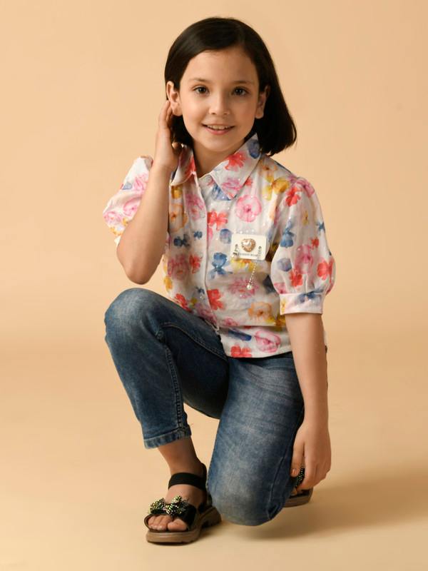 ALBION PREMIUM GIRLS MULTI TOP