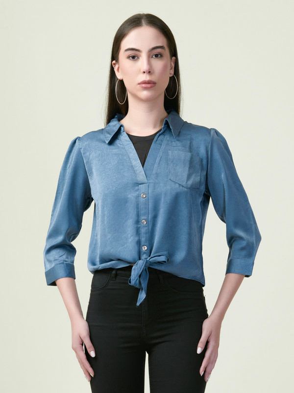 Albion Premium Ladies Ol Blue Top
