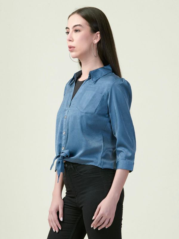 Albion Premium Ladies Ol Blue Top