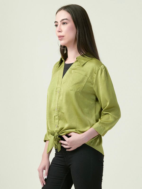 Albion Premium Ladies Ol Green Top