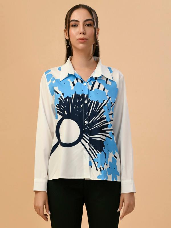 ALBION PREMIUM LADIES WHITE BLOUSON TOP