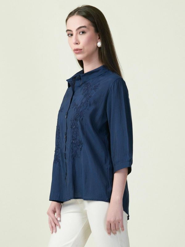 Albion Premium Ladies Ol Blue Top