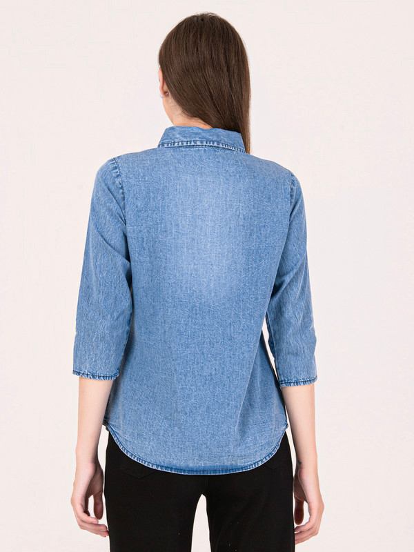 Albion Women L.Blue Smart Top