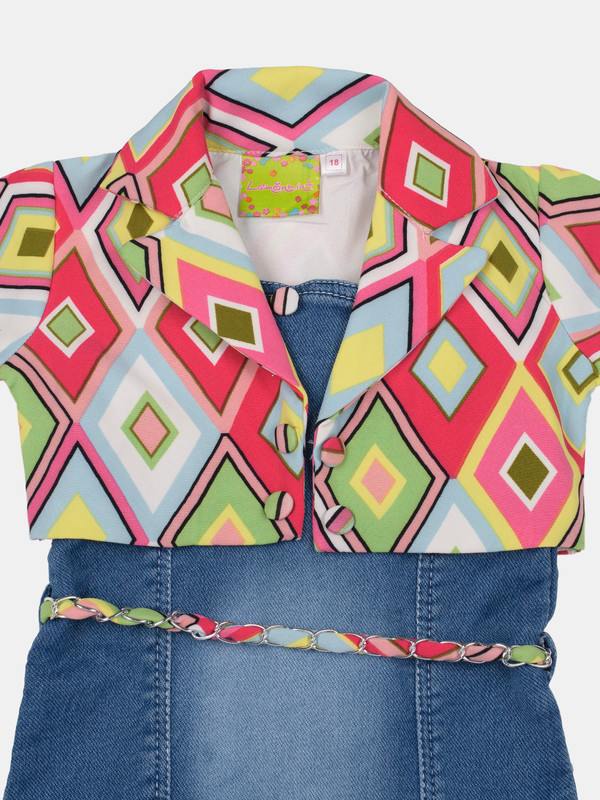 ALBION GIRLS SMART FIT RANI FROCK