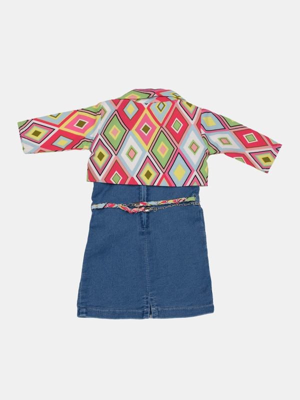 ALBION GIRLS SMART FIT RANI FROCK