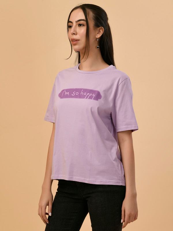 ALBION PREMIUM LADIES PURPLE REGULAR T-SHIRT