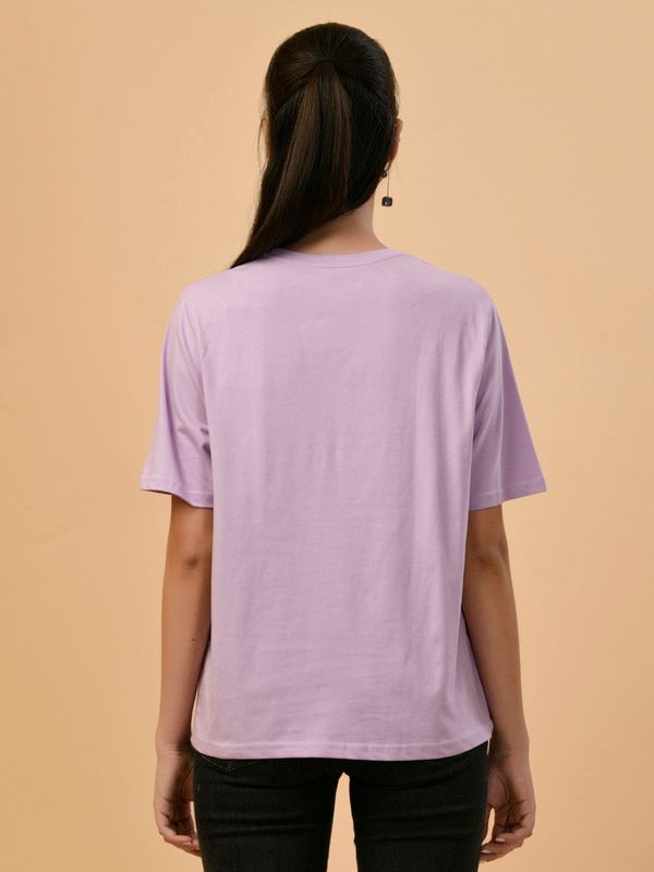ALBION PREMIUM LADIES PURPLE REGULAR T-SHIRT