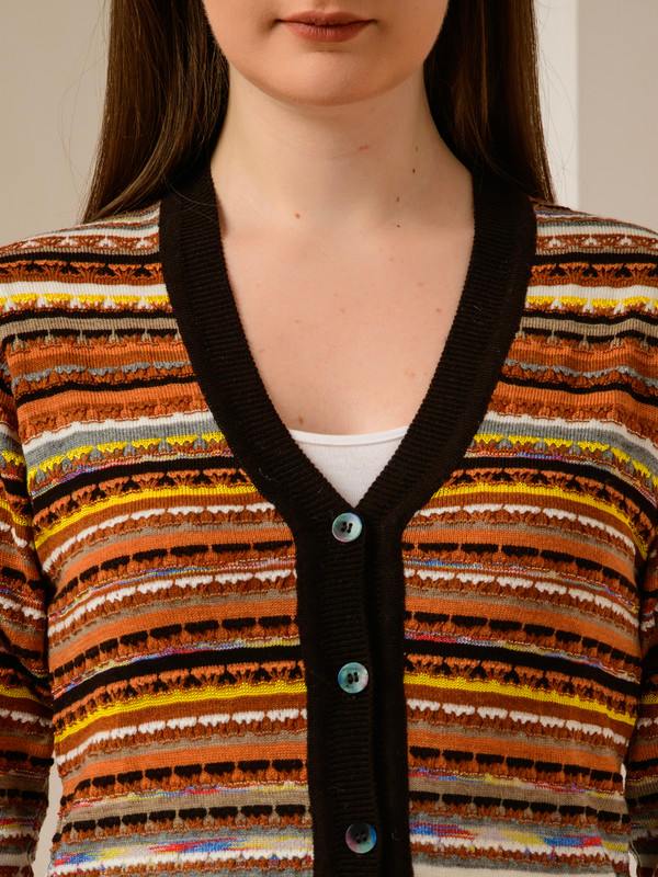 ALBION SMART MULTI LADIES WINTER CARDIGAN