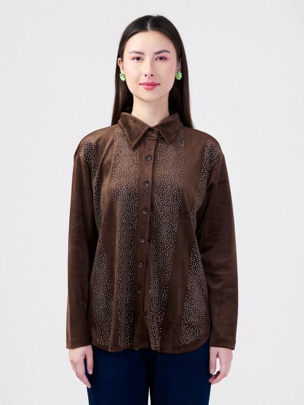 ALBION LADIES BROWN TOP