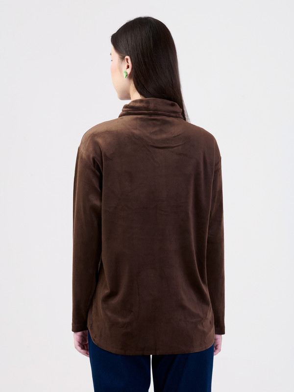 ALBION LADIES BROWN TOP