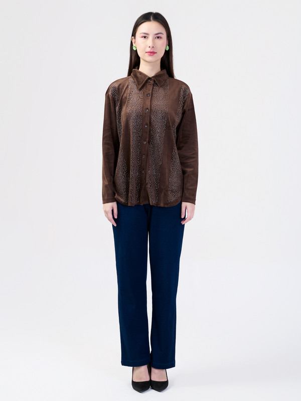 ALBION LADIES BROWN TOP