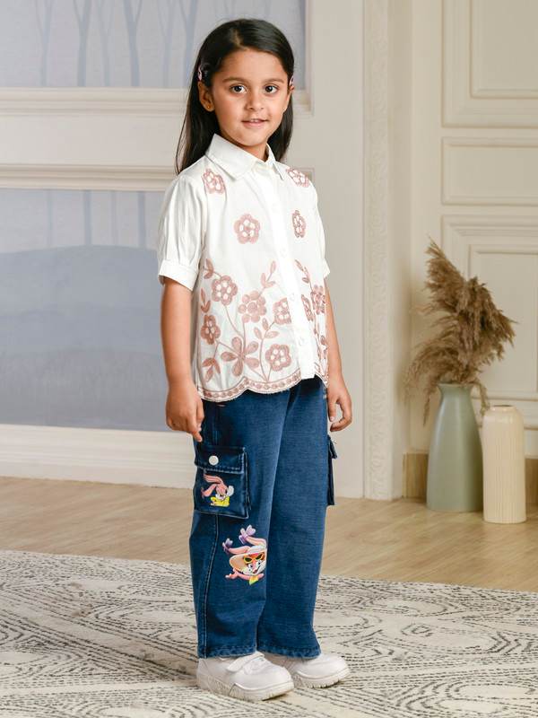 ALBION PREMIUM GIRLS LOLIPOPZ WHITE TOP