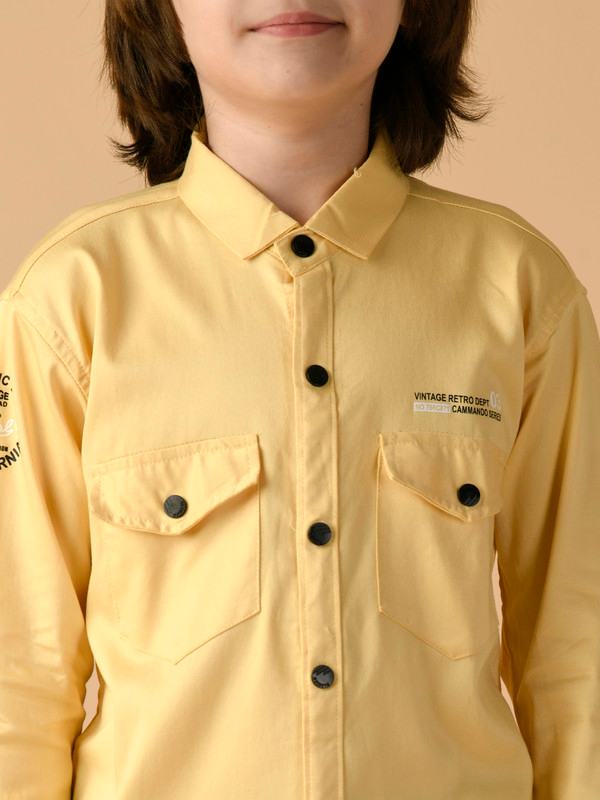 ALBION PREMIUM BOYS YELLOW SHIRT
