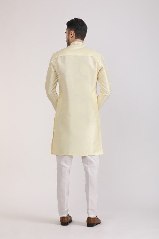Albion Mens Primume Lemon Kurta Pyjama