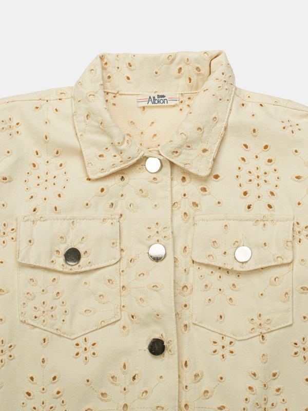 Albion Kids Girls Beige Jacket