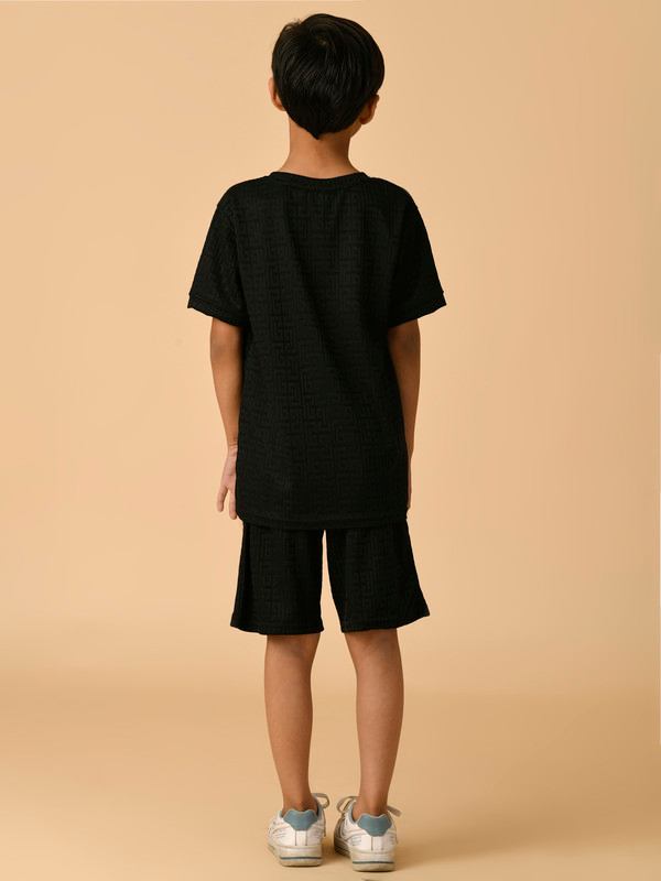 ALBION PREMIUM BOYS BLACK COORD SET