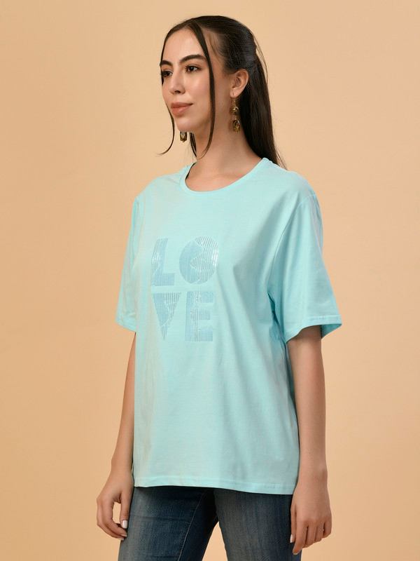 ALBION PREMIUM LADIES AQUA REGULAR T-SHIRT