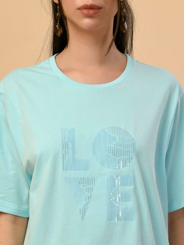 ALBION PREMIUM LADIES AQUA REGULAR T-SHIRT