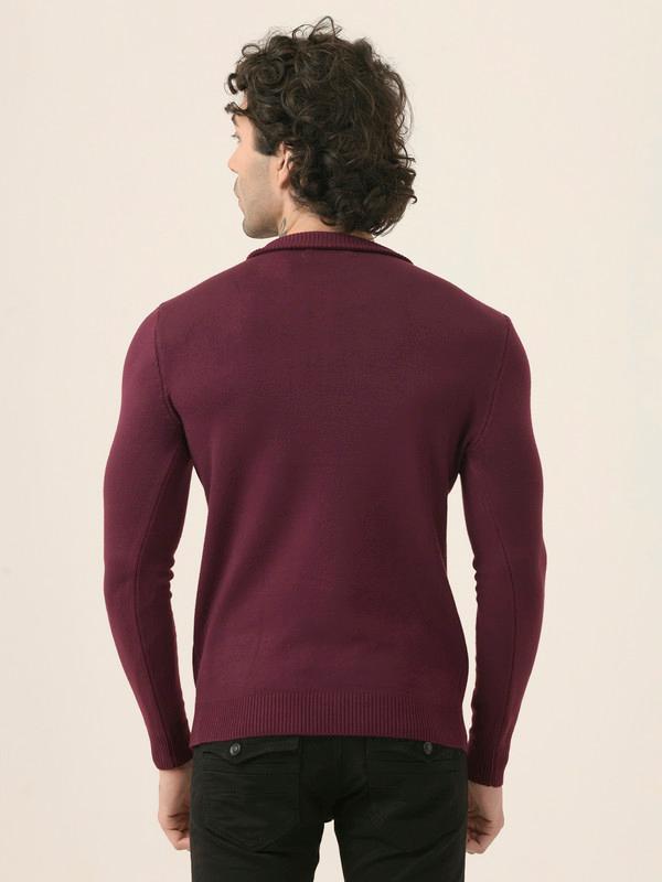 Albion Mens Winter Maroon Sweaters