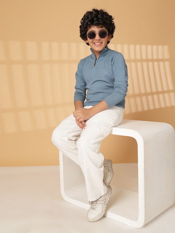 Albion By CnM Kids Boys BLUE PULLOVER