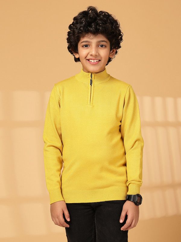 Albion By CnM Kids Boys MUSTARD PULLOVER