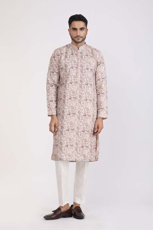 Albion Mens Primume Multi Kurta Pyjama