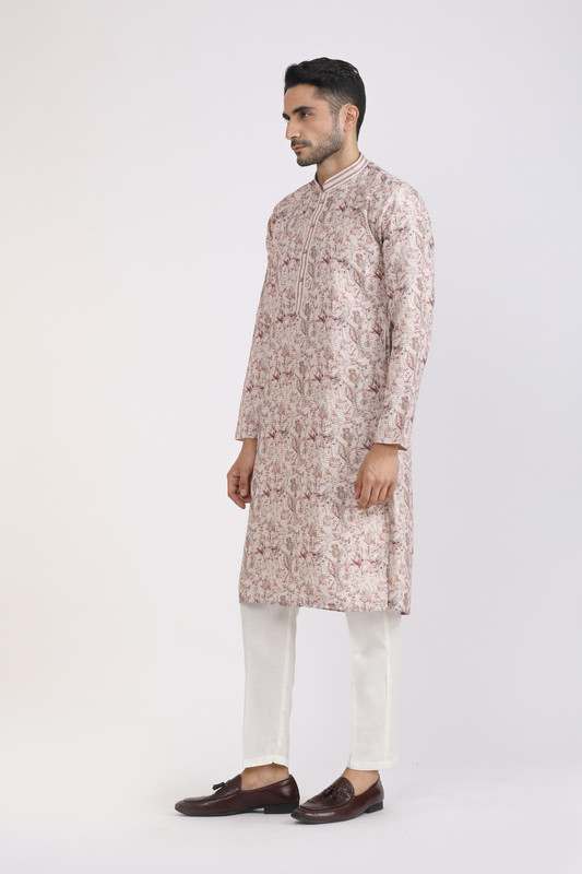 Albion Mens Primume Multi Kurta Pyjama