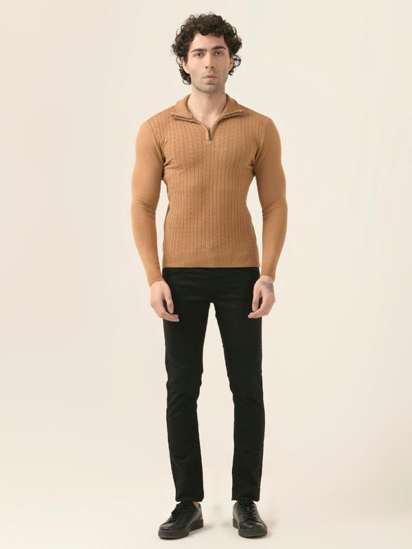 Albion Mens Winter Brown Sweaters