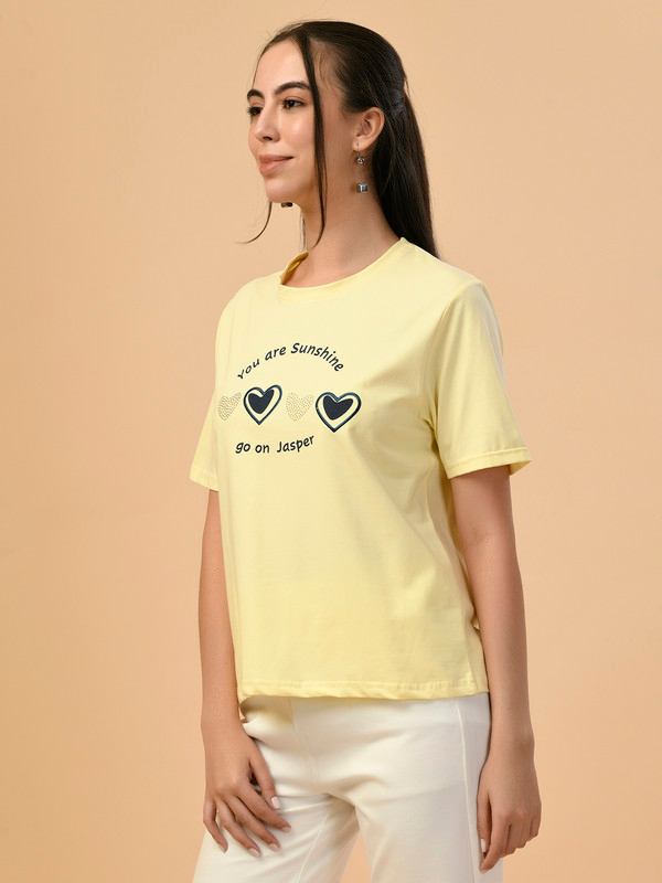 ALBION PREMIUM LADIES LEMON REGULAR T-SHIRT