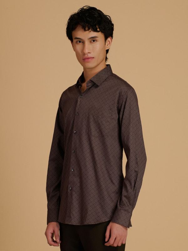 Albion Premium Mens Print Shirt Fs