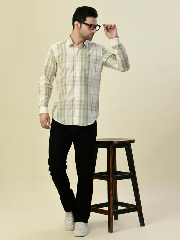 ALBION PREMIUM AEROMEN CHECKS MENS SHIRT