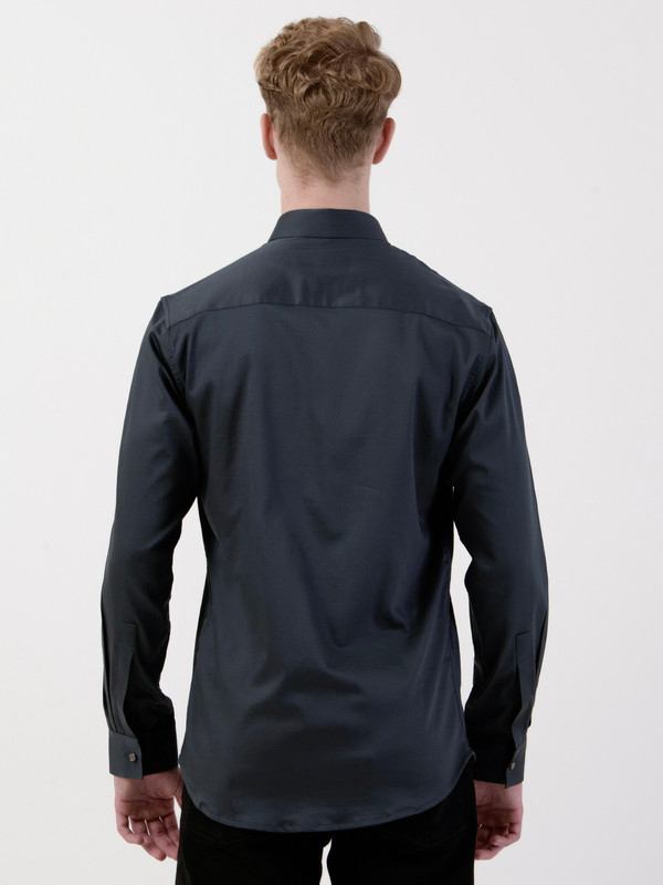 Albion Mens Gray Shirt Full Sleeve