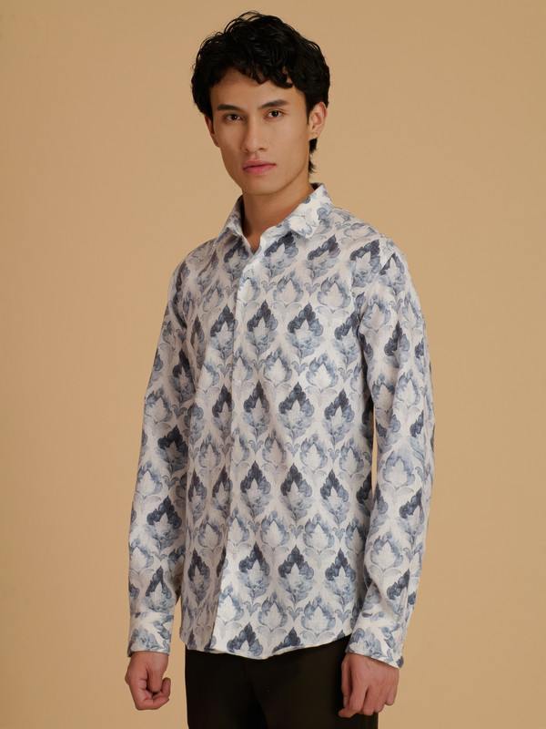Albion Premium Mens Print Shirt Fs