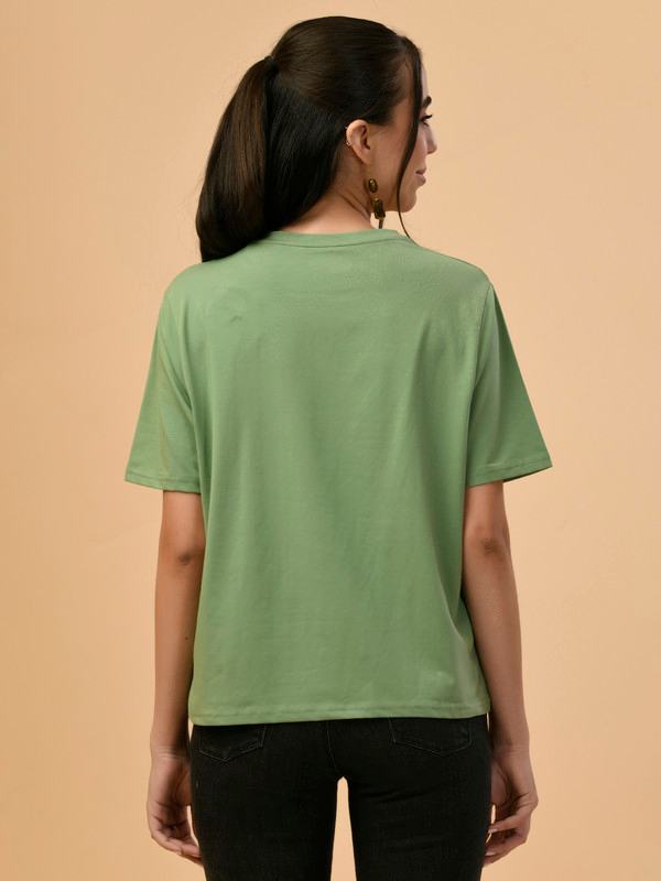 ALBION PREMIUM LADIES L.GREEN REGULAR T-SHIRT