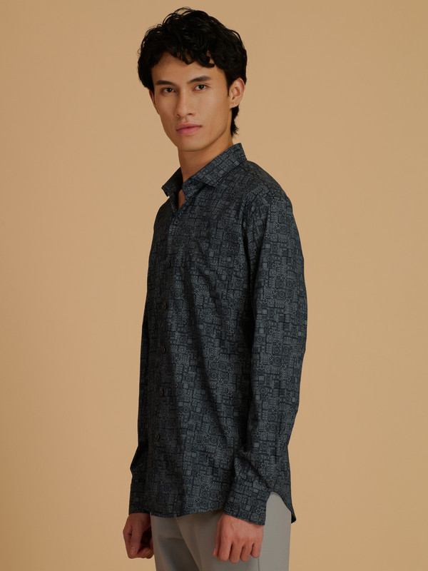 Albion Premium Mens Print Shirt Fs