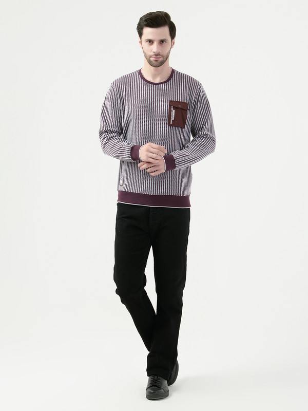 Albion Mens Wine Shirt Full Sleeve