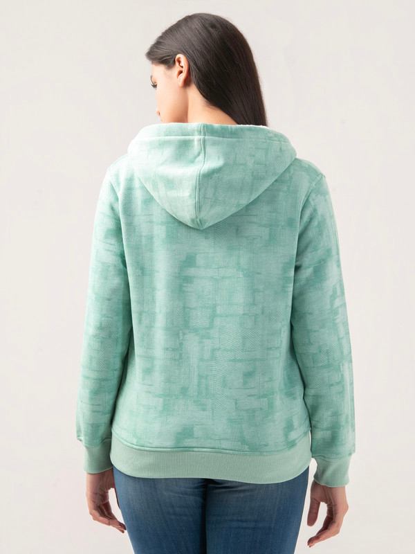 Albion Women Winter Green Sweatshirt