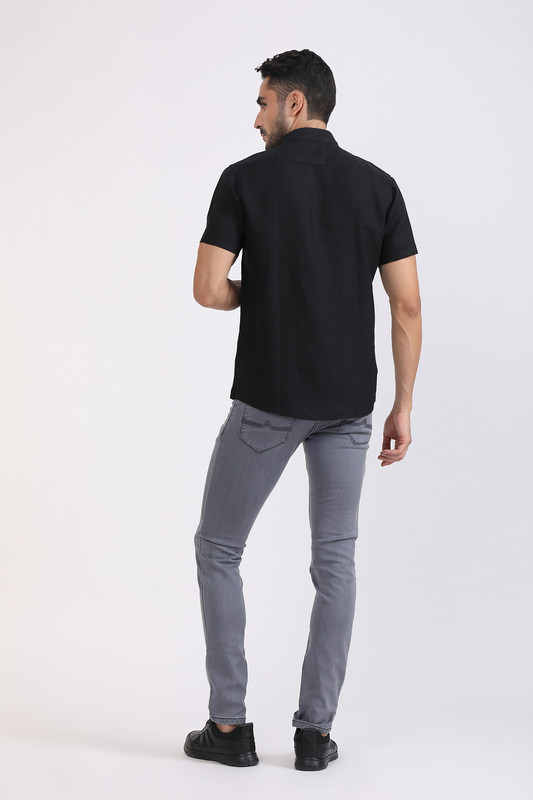 Albion Mens Premium Black Casual Shirt