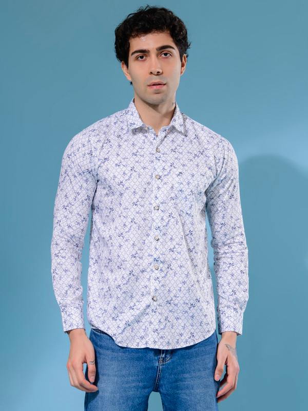ALBION MENS MONTE CARLO 1 (WHITE BLUE) SHIRT