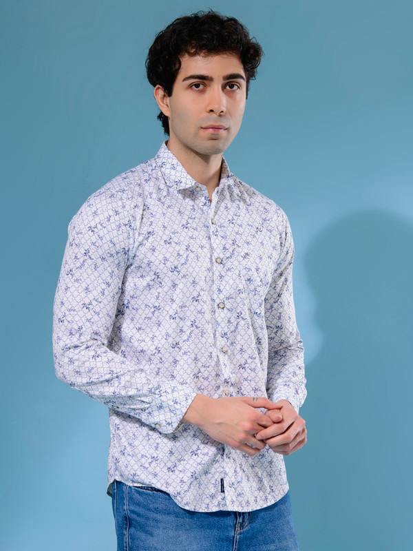ALBION MENS MONTE CARLO 1 (WHITE BLUE) SHIRT