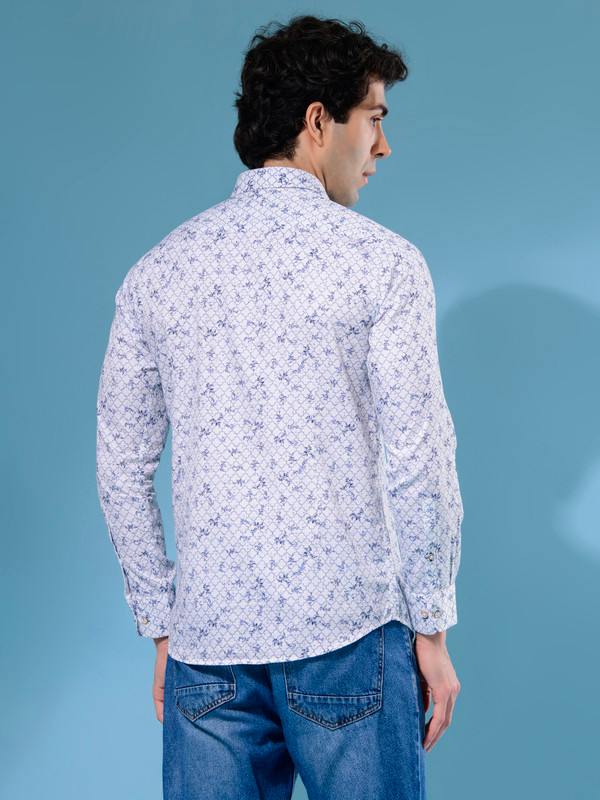 ALBION MENS MONTE CARLO 1 (WHITE BLUE) SHIRT