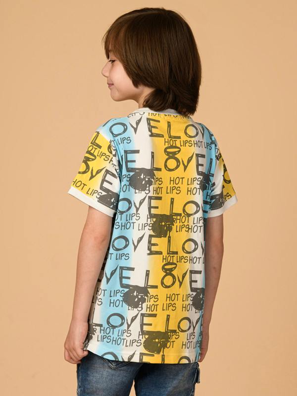 ALBION PREMIUM BOYS YELLOW T-SHIRT