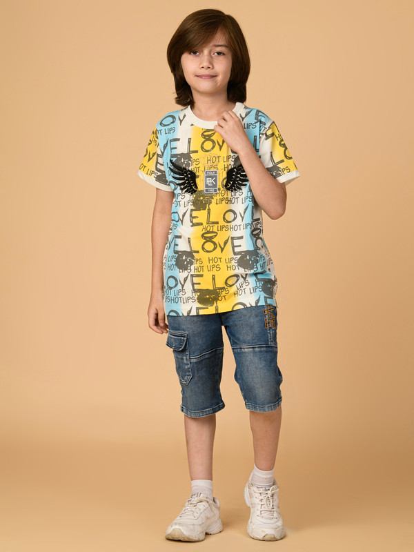ALBION PREMIUM BOYS YELLOW T-SHIRT